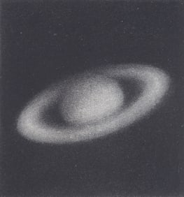 Vija Celmins UNTITLED (SATURN) Mezzotint