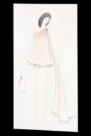 Karl Lagerfeld Fashion Drawing