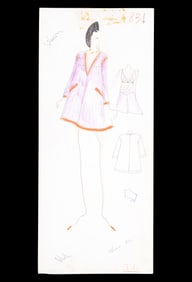 Karl Lagerfeld Fashion Drawing