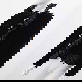 Yves Saint Laurent Velvet Jacket: Artist/Designer; Manufacturer: Yves Saint Laurent (French, 1936-2008); Yves Saint Laurent Rive Gauche (France)Marking(s); notes: Yves Saint Laurent Rive Gauche labels, RG H93 609Materials: