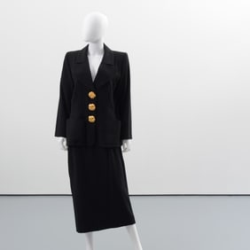 Yves Saint Laurent Matching Jacket / Skirt Ensemble