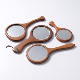 4 Hand Carved Mirrors, Manner of James Prestini