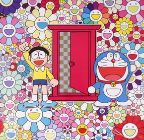Takashi Murakami WE CAME TO THE FIELD OF FLOWERS... Lithograph