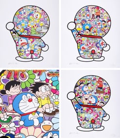 3 Takashi Murakami Lithographs