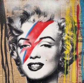 Mr Brainwash LIFE IS BEAUTIFUL (MARILYN MONROE) Silkscreen / Mixed Media
