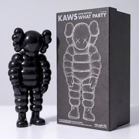 KAWS WHAT PARTY (BLACK) Sculpture / Toy