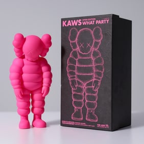 KAWS WHAT PARTY (PINK) Sculpture / Toy