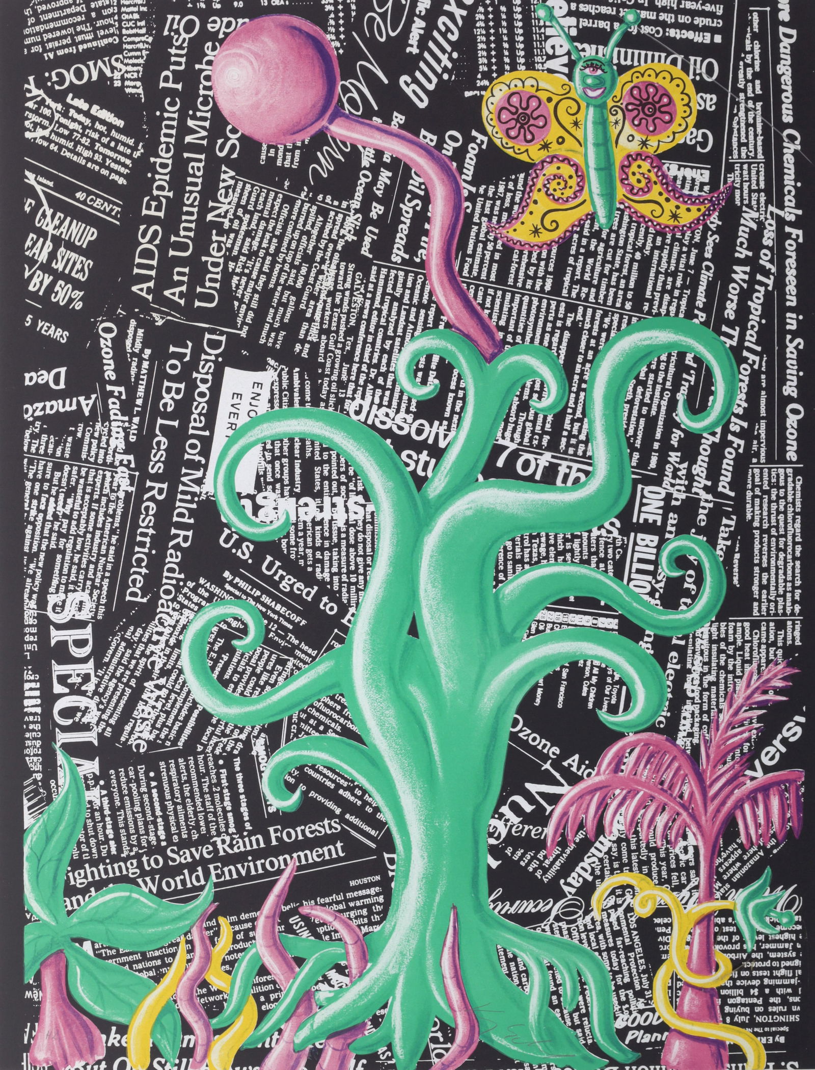 Kenny Scharf UNTITLED Silkscreen (1 of 6)