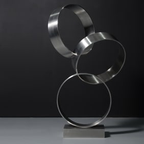 Large Larry Mohr UNTITLED Metal Sculpture, 57"H