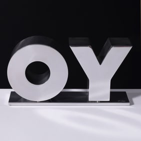 Deborah Kass OY/YO Sculpture