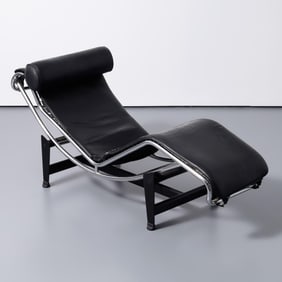 Le Corbusier LC4 Leather Chaise Lounge Chair