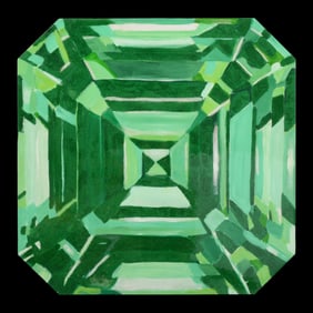 Sarah Ashley Longshore UNTITLED Painting, 38.25"H