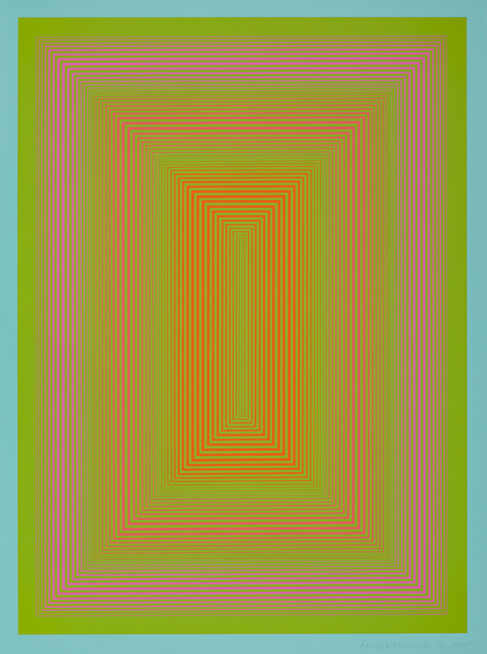 Richard Anuszkiewicz NEW GLORY Screenprint (1 of 10)