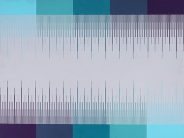 Richard Anuszkiewicz SOFT GRAY Painting