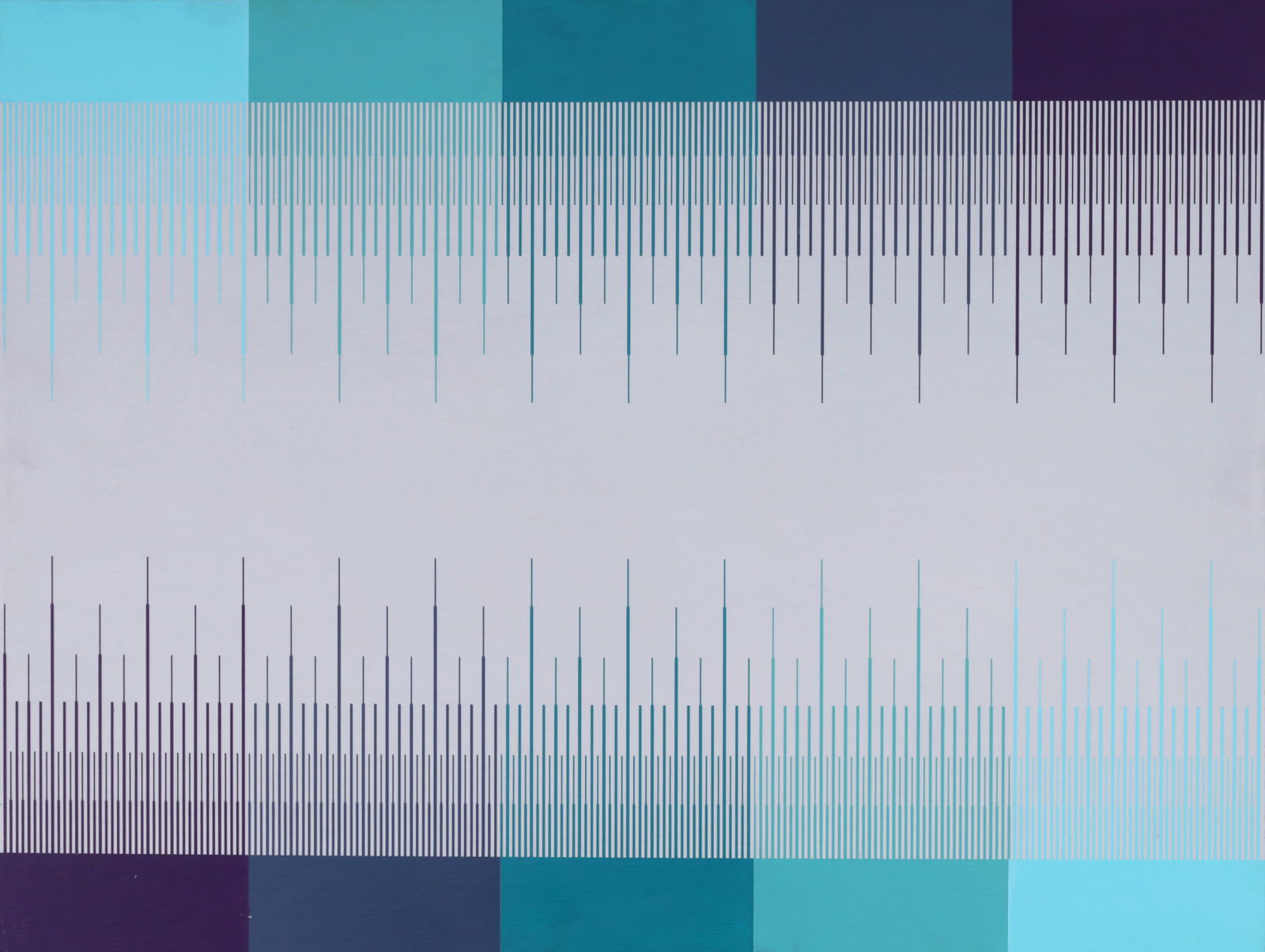 Richard Anuszkiewicz SOFT GRAY Painting (1 of 10)