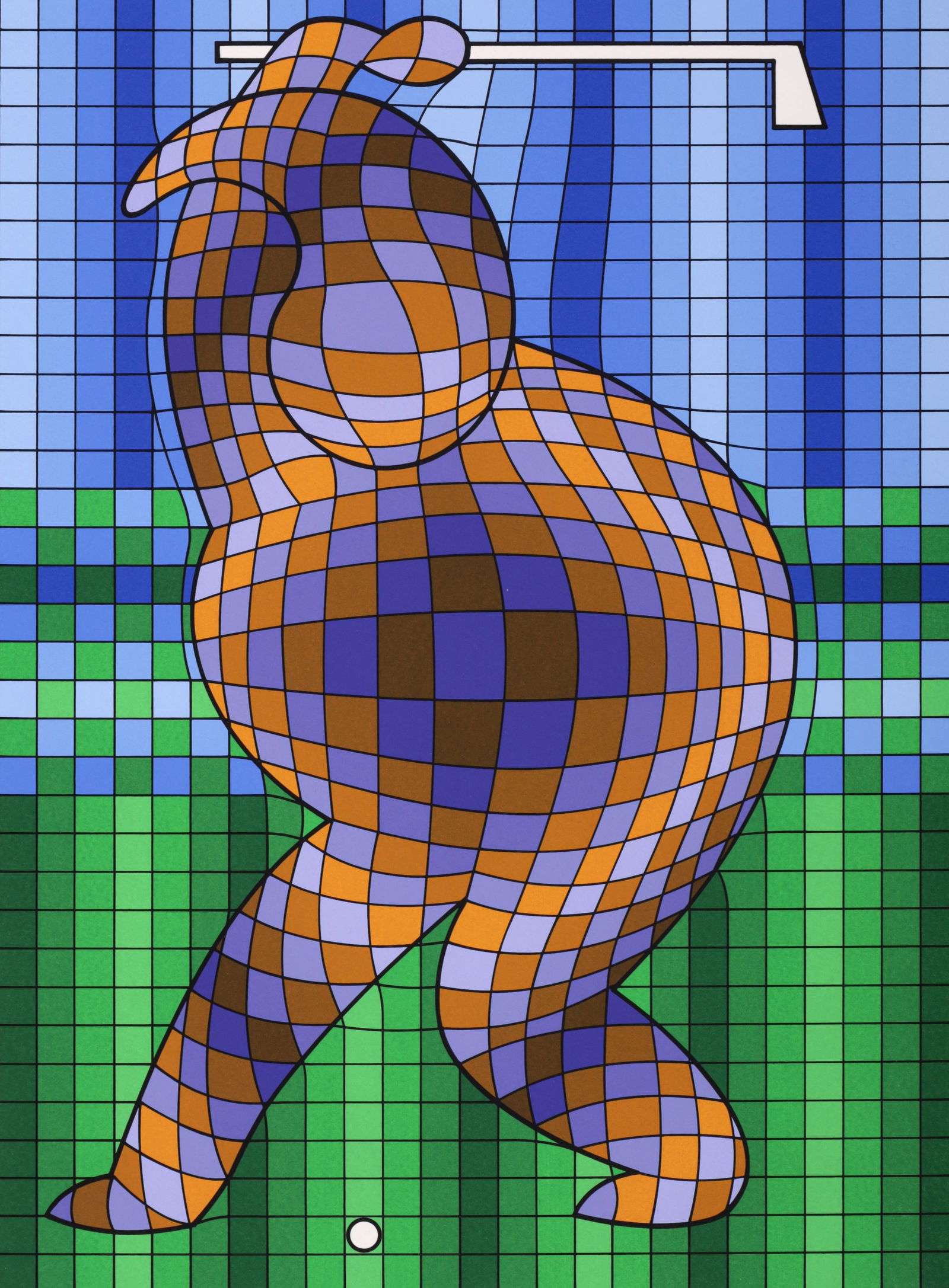 Victor Vasarely GOLF Screenprint (1 of 5)