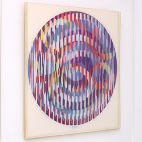 Yaacov Agam RAINBOW FANTASY Agamograph Lenticular Print