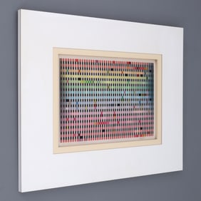 Yaacov Agam UNDERSEA SCAPE Agamograph Lenticular Print
