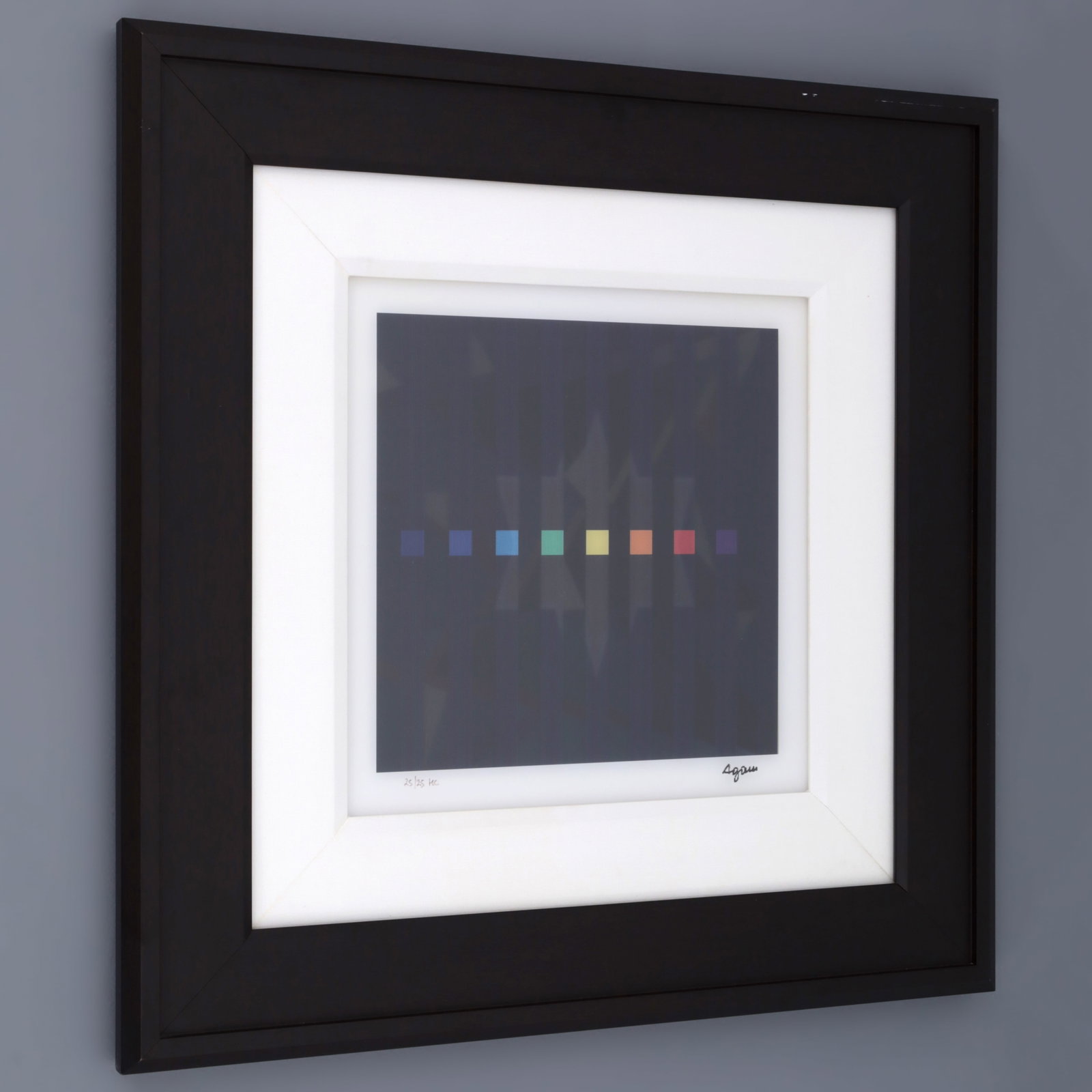Yaacov Agam HOLOCAUST Agamograph Lenticular Print: Artist/Designer; Manufacturer: Yaacov Agam (Israeli, b. 1928) Marking(s); notes: signed, marking(s); ed. HC 25/25; 2005 Materials: color agamograph Dimensions (H, W, D):