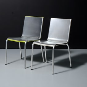 Pair of Karim Rashid ALO Stacking Chairs
