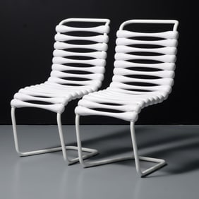 Pair of Karim Rashid BOUNCE Chairs