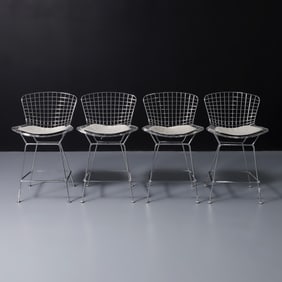 4 Counter Stools, Manner of Harry Bertoia