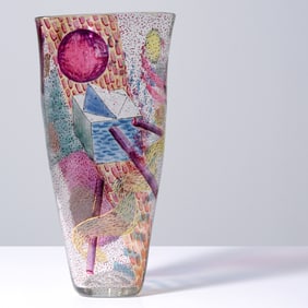 Large Anthony Corradetti Vase, 18.75"H