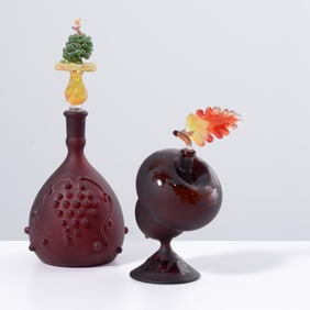 2 Ellie Burke Perfume Bottles