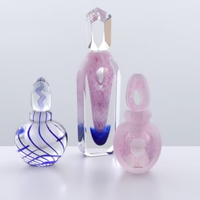 3 Andrew Shea Perfume Bottles