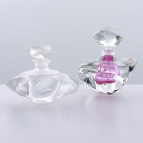 2 Perfume Bottles: Leon Applebaum, Lalique