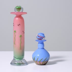 2 John Gilvey Perfume Bottles