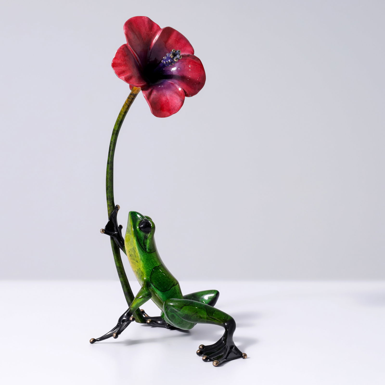 Tim Cotterill Bronze Frog Sculpture (1 of 12)