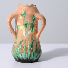 Riessner, Stellmacher & Kessel Handled Vase