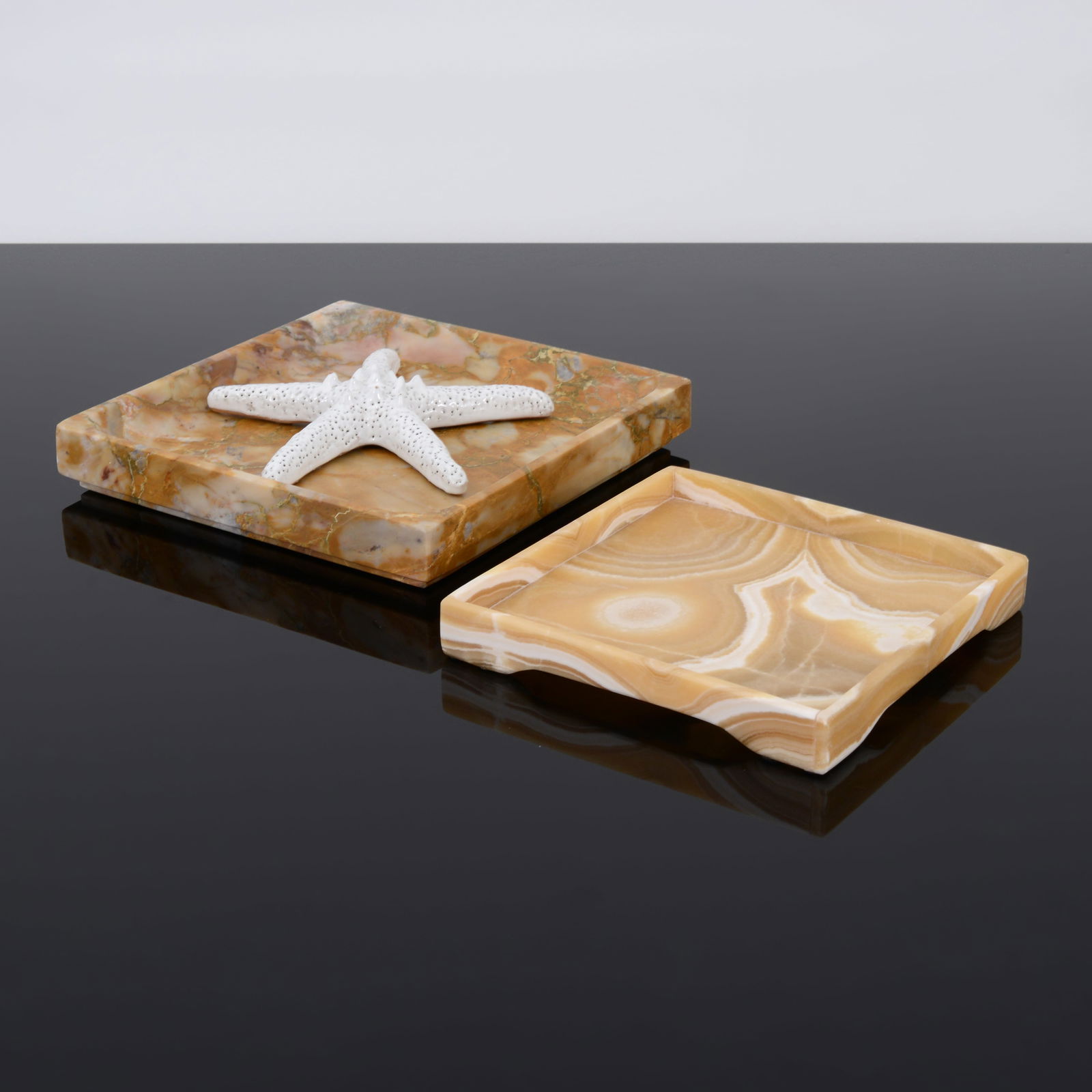 2 Decorative Stone Trays (1 of 8)