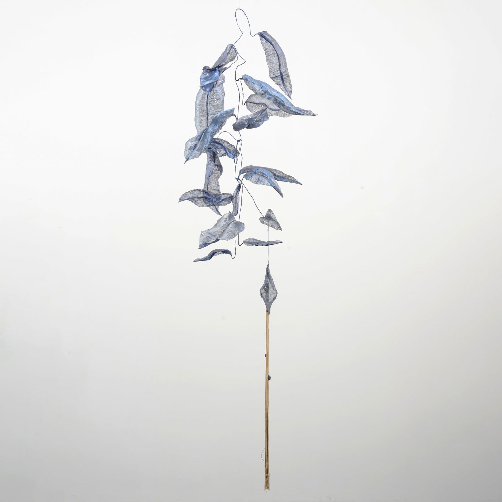 Isabelle Leourier MAGNIFICA BLEU Sculpture, 110.25"H (1 of 9)