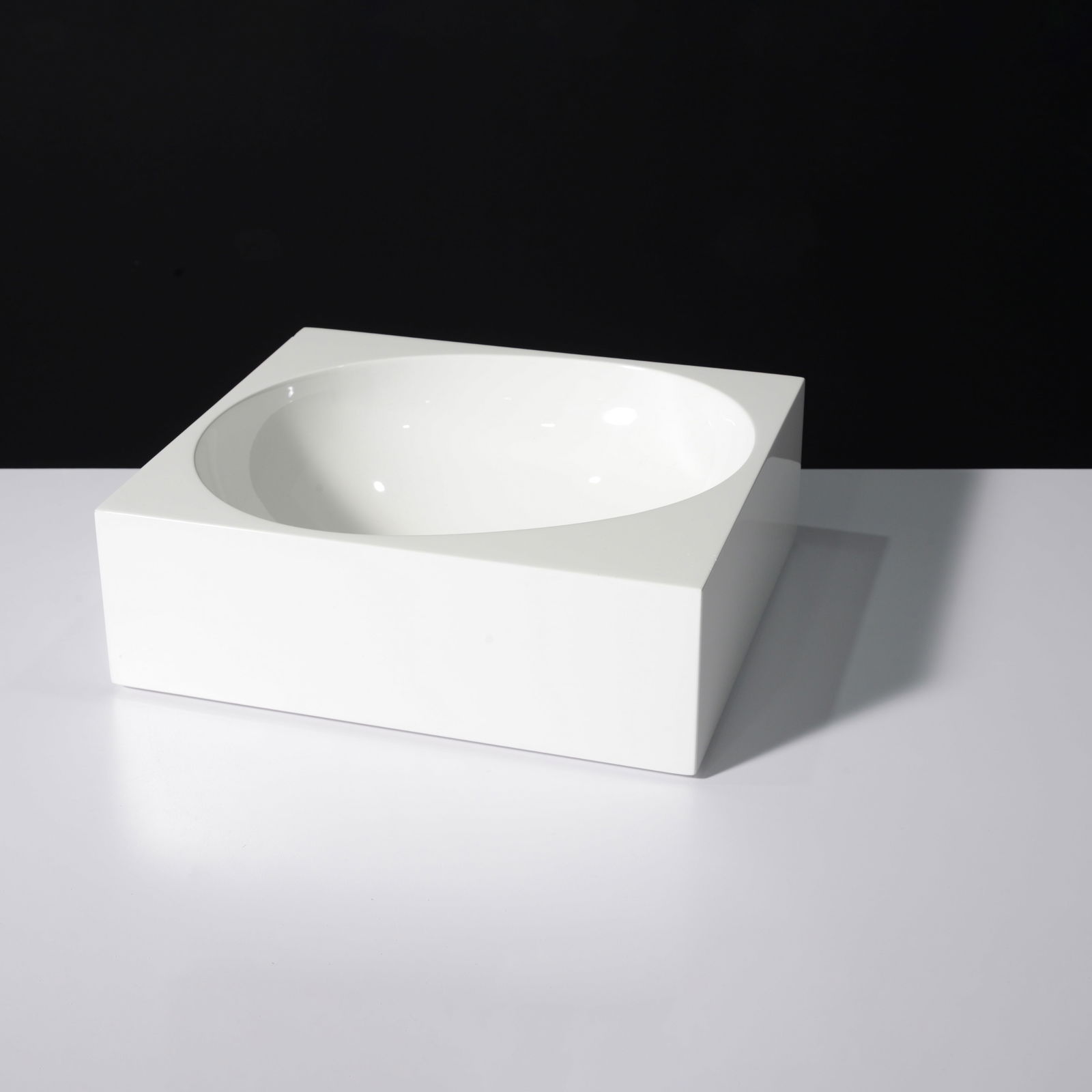 Naoto Fukasawa OUTSIDE Center / Serving Bowl, 14.5"W: Artist/Designer; Manufacturer: Naoto Fukasawa (Japanese, b. 1956); B&B Italia (Italy)Marking(s); notes: B&B Italia imprintMaterials: lacquered&nbs