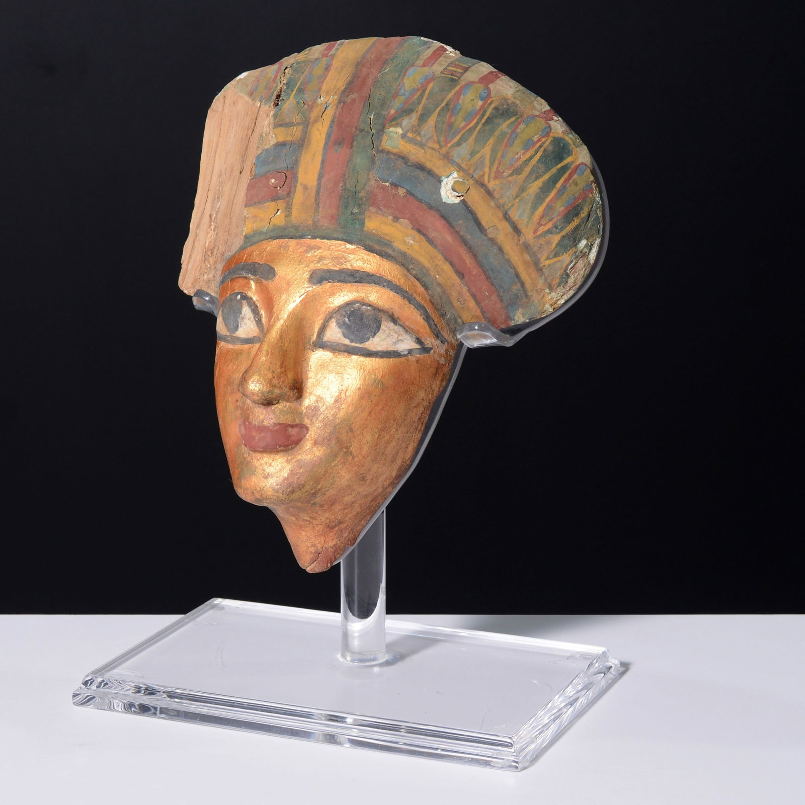 Egyptian Funerary Mask / Sculpture (1 of 10)
