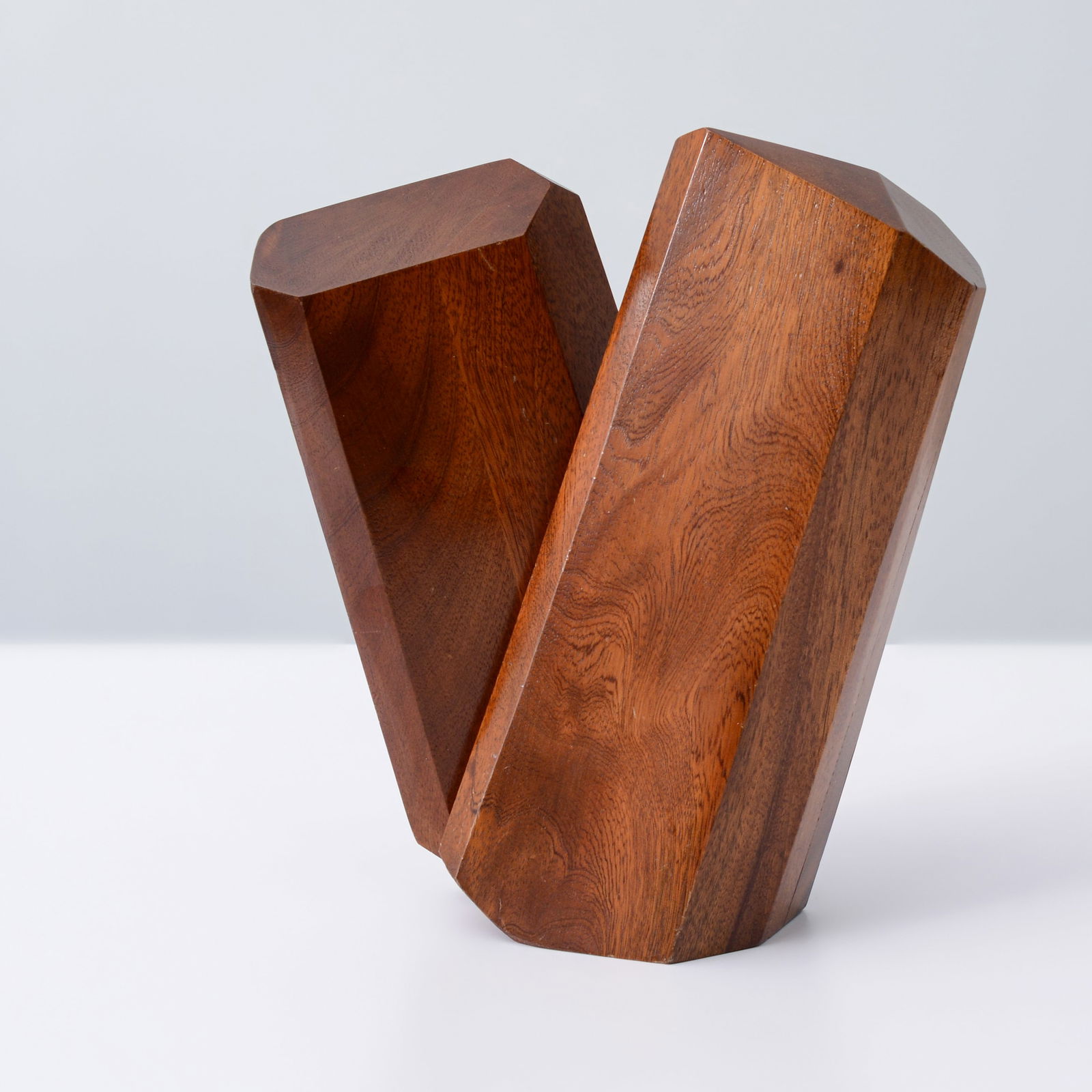 Abstract Wooden Sculpture, Artist Signed (1 of 11)