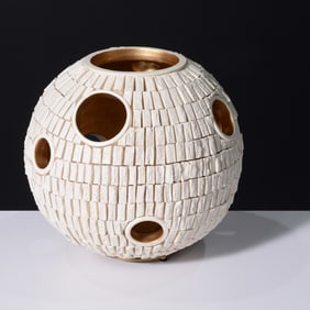 Titia Estes for Dragonette LUNAR GLOBE Candleholder