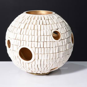Titia Estes for Dragonette LUNAR GLOBE Candleholder