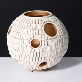 Titia Estes for Dragonette LUNAR GLOBE Candleholder