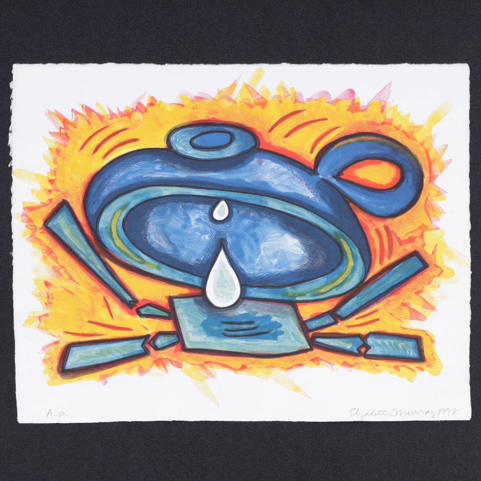 Elizabeth Murray CHARLOTTE Lithograph: Artist/Designer; Manufacturer: Elizabeth Murray (American, 1940-2007)Marking(s); notes: signed; blind stamp; AP for the edition of 90; 1998Materials: eight-color lithograph on John Kol