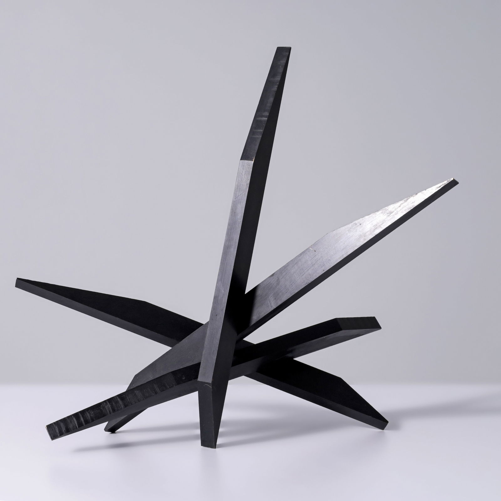 Larry Mohr CXC XXVIII Bronze Sculpture: Artist/Designer; Manufacturer: Larry Mohr (American, 1921-2013)Marking(s); notes: signed, marking(s); ed. 0/18; 1988Materials: black bronzeDimensions (H, W, D):