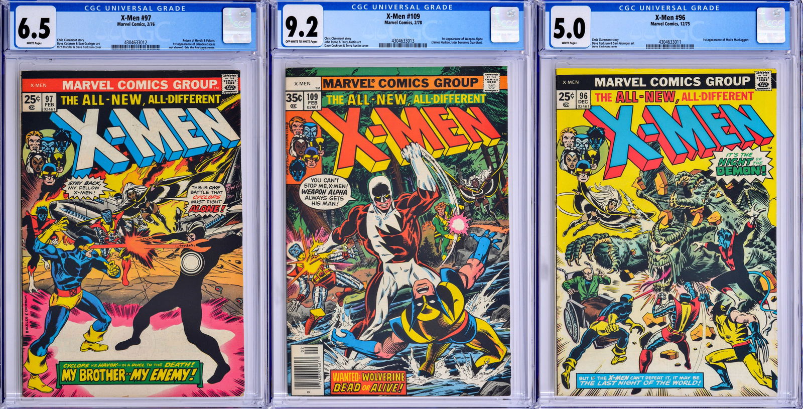 3 Marvel Comics, X-MEN (1 of 16)