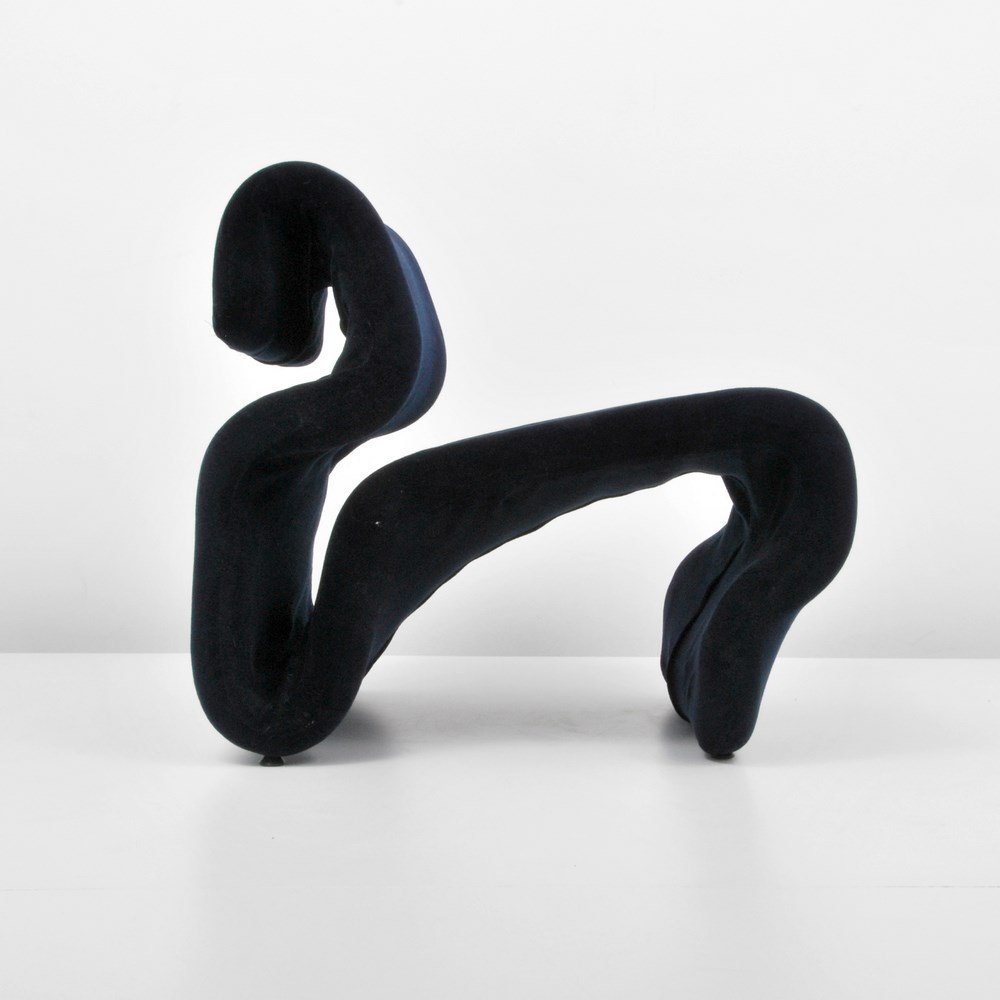 Jan Ekselius "Jan" Lounge Chair: Designer & Manufacturer: Jan Ekselius Markings: none Country of Origin & Materials: Sweden; upholstery Additional Information & Circa: "Jan" lounge chair by Jan Ekselius; c. 1970 (Key Word Search: Oli