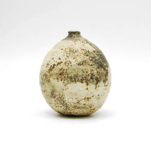 William Wyman Vase/Vessel: Designer & Manufacturer: William Wyman Markings: signed; dated Country of Origin & Materials: American; stoneware Additional Information & Circa: Rare organic vase/vessel in an volcanic glaze by Willi