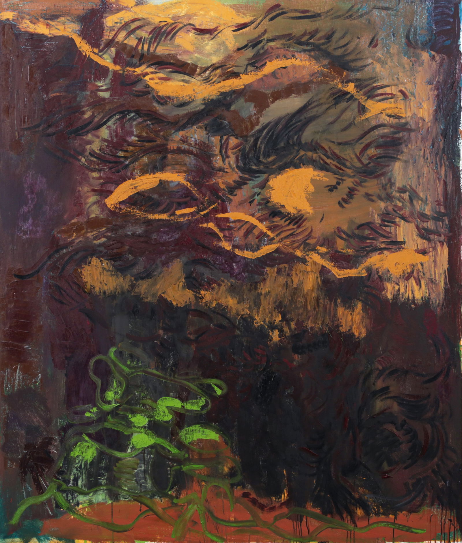 Per Kirkeby VINTER-OJNE (Winter Eyes) Painting (1 of 9)