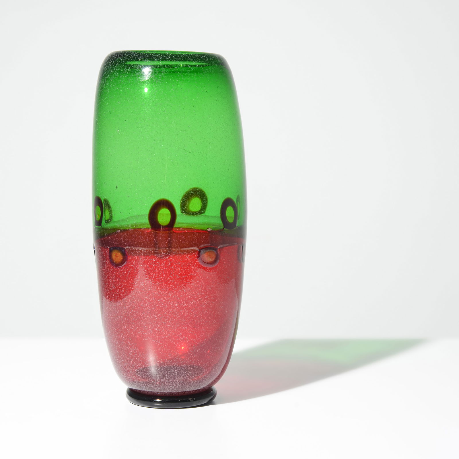 Anzolo Fuga MURRINE INCATENATE Vase, 13.75"H, Provenance Lobel Modern, Murano (1 of 7)