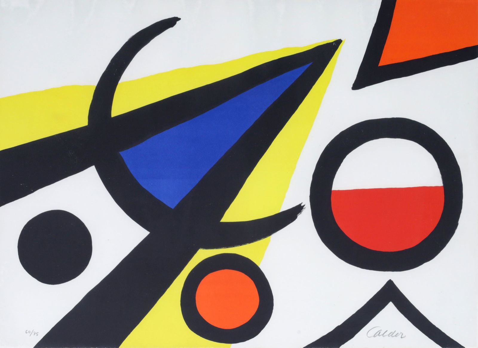 Alexander Calder GRANDE A AVEC MOUSTACHES Lithograph (1 of 11)