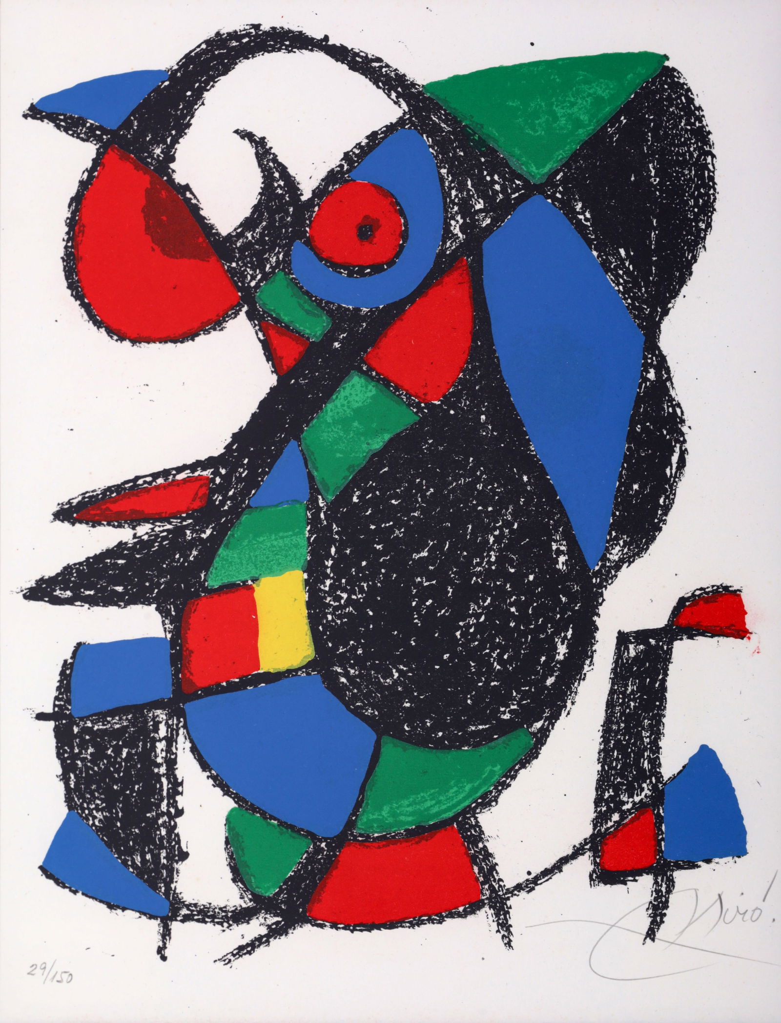 Joan Miro UNTITLED PLATE 9 Lithograph (1 of 7)
